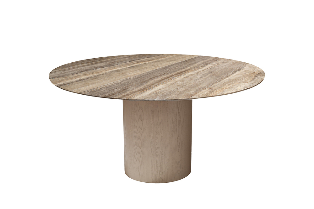 Стол обеденный Garda Decor с каменной столешницей