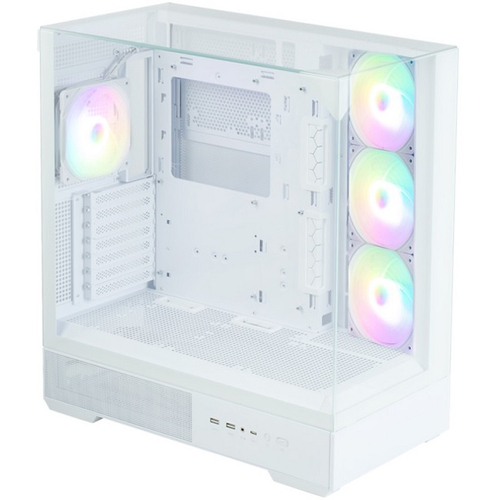 Корпус Midi-Tower Zalman P40 Prism Plus, ARGB, белый (P40 Prism Plus White)