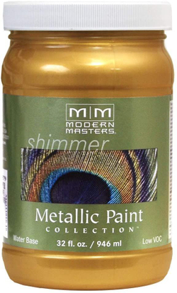 Краска с эффектом яркого металлика и перламутра Metallic paint