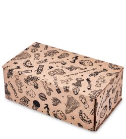 GAEM Art ГКП-43 Коробка самосборная гофрокартон 215х125х75