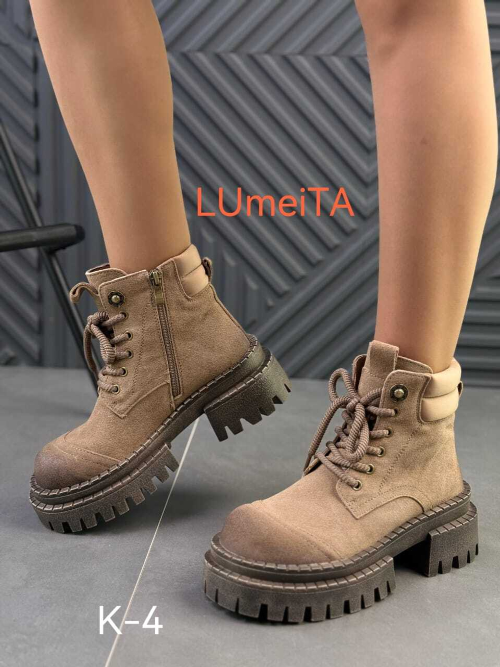 Ботинки нат. кожа по 6 пар (36-40)р./ K-4