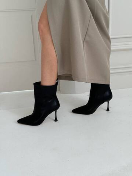 Ботильоны из натуральной кожи