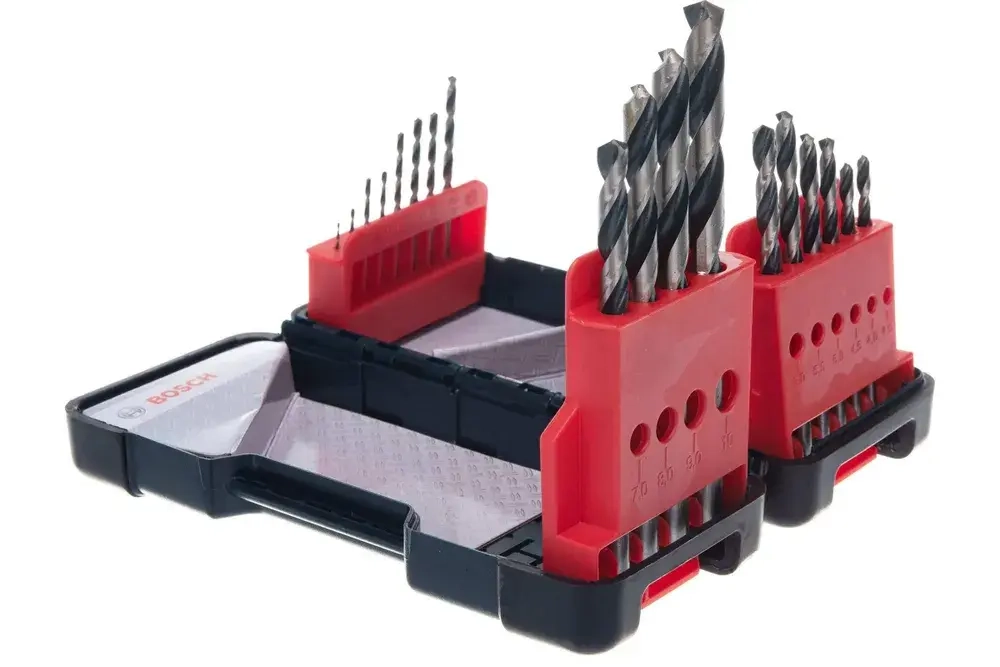 Набор сверл Bosch HSS PointTeQ 1-10 мм, 18 шт, 2608577350
