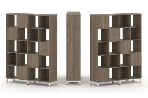 Style Project Набор стеллажа 2-х сторон., 5 яр. SN.NSD-541  1488*400*1982