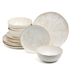 НАБОР ПОСУДЫ ОБЕДЕННЫЙ BRONCO "FIELD" НА 4 ПЕР. 12 ПР.