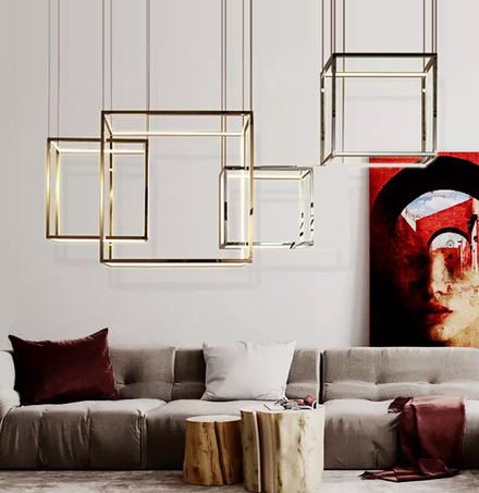Pendant design lamp  Cube-X by Aromas del Campo