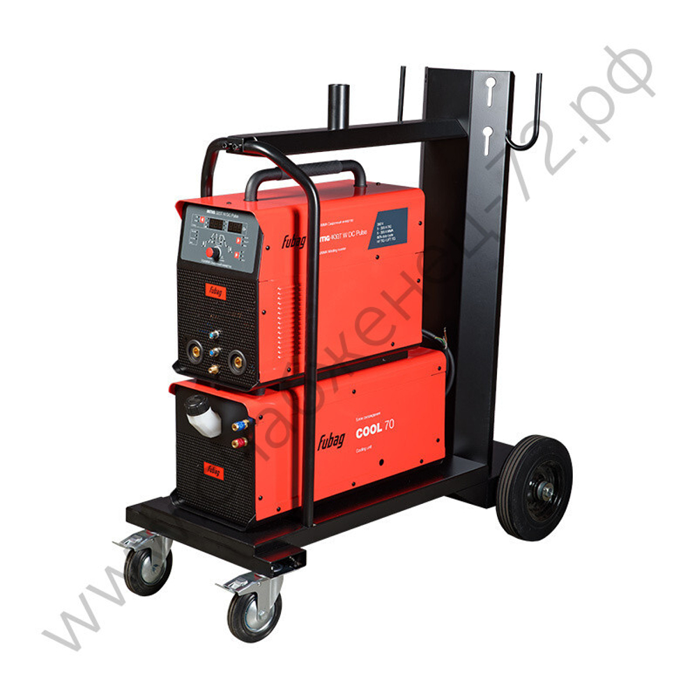 FUBAG Инвертор сварочный INTIG 400 T W DC PULSE  + горелка FB TIG 400W 4m  + переходник  + модуль охлаждения  + тележка