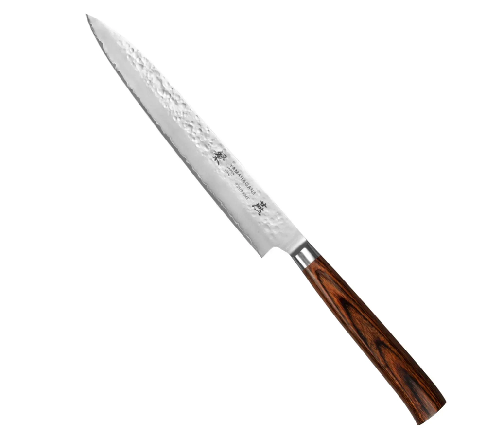 Tamahagane Нож для сашими Tsubame Brown 21см