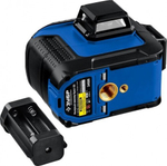 Лазерный уровень ЗУБР ПРОФЕССИОНАЛ крест 3d зеленый 34909