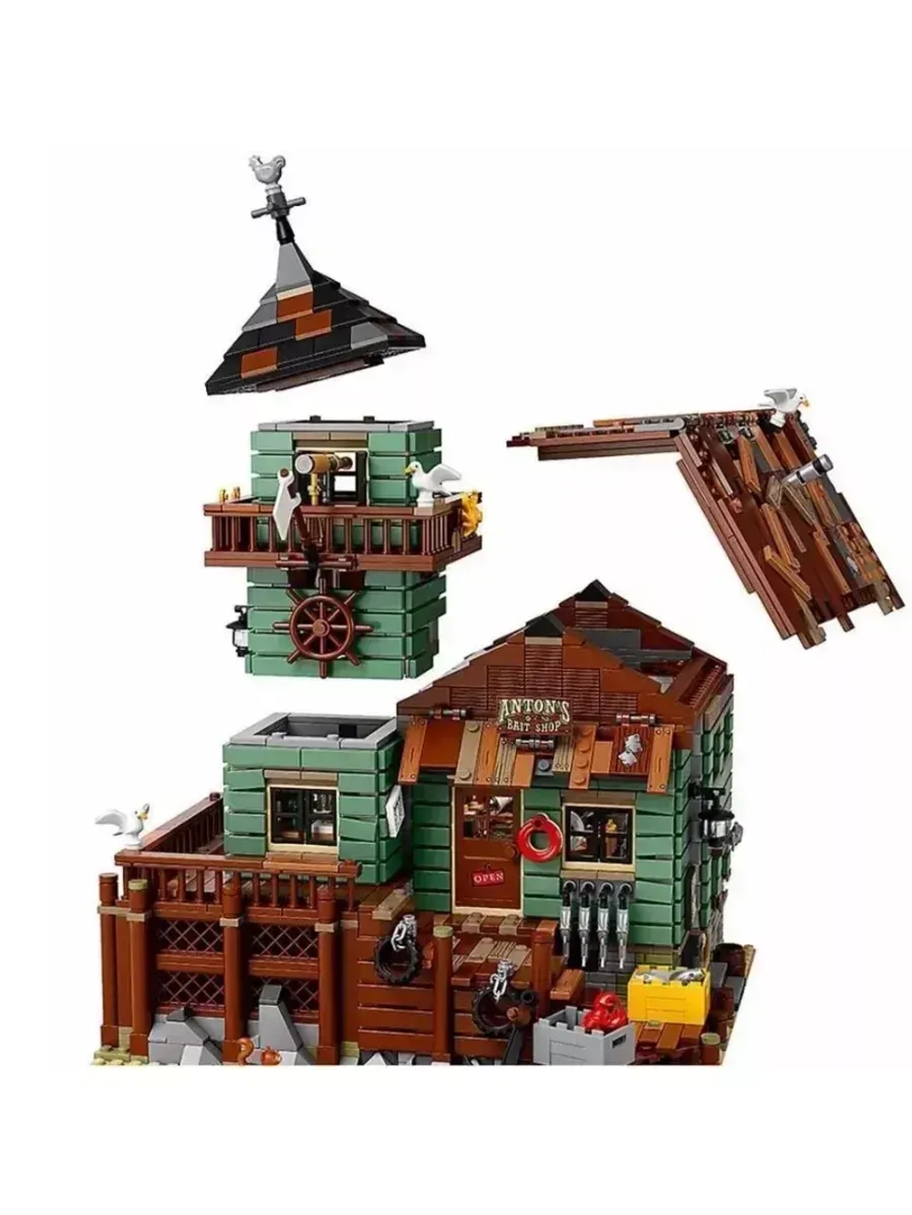 Конструктор Старый рыболовный магазин 2068 деталей