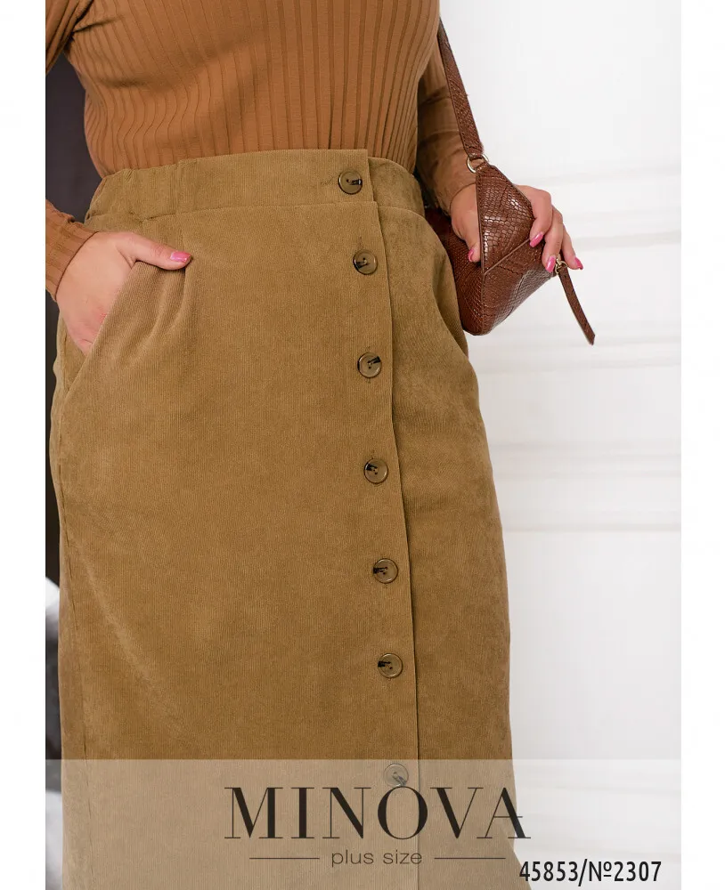 Юбка 2307-светло-коричневый Minova