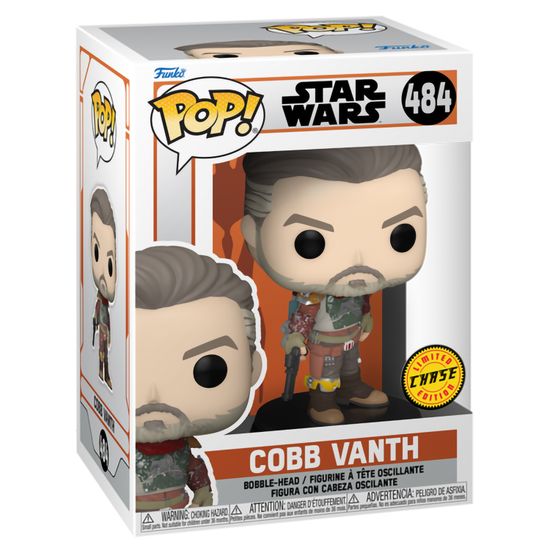 Фигурка Funko POP! Bobble Star Wars Mandalorian Cobb Vanth (Marshal) w/Chase (484) 54522 / Фигурка Фанко ПОП! по мотивам франшизы "Звездные войны", Кобб Вэнс (ЧЕЙЗ)