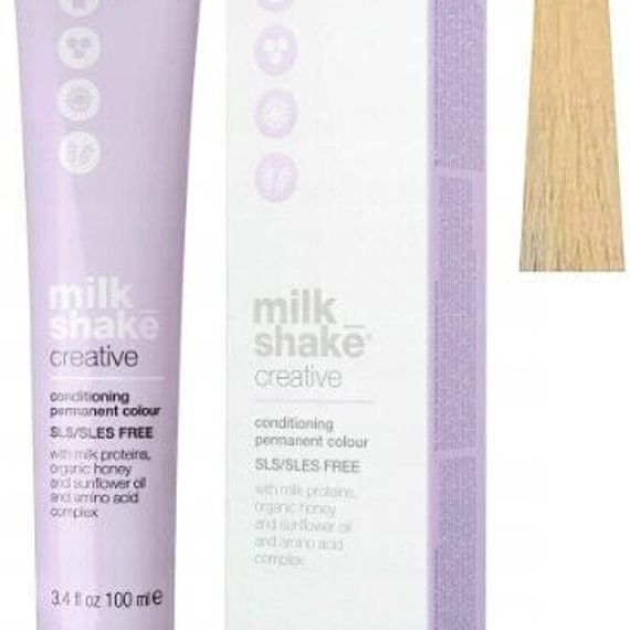 Milk Shake Milk Shake, Creative, SLS/SLES-Free, Permanent Hair Dye, 12.0312NG Natural Gold, 100 ml For Women