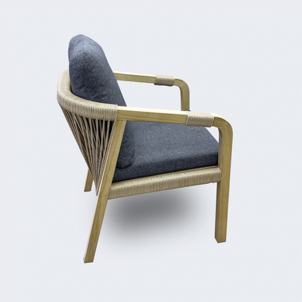 Стул Ideal Patio ЛЕОНОРЕН натуральный тик - роуп