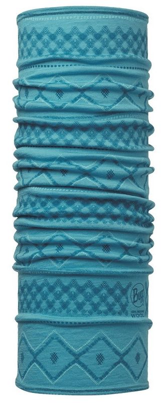 Шарф-труба шерстяной Buff Rhoda Blue Capri Фото 1