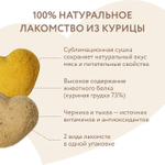 Лакомство для собак и щенков с 4 месяцев на каждый день "Фросты" из курицы Мнямс, размер S (48 шт), 6 шт в упаковке