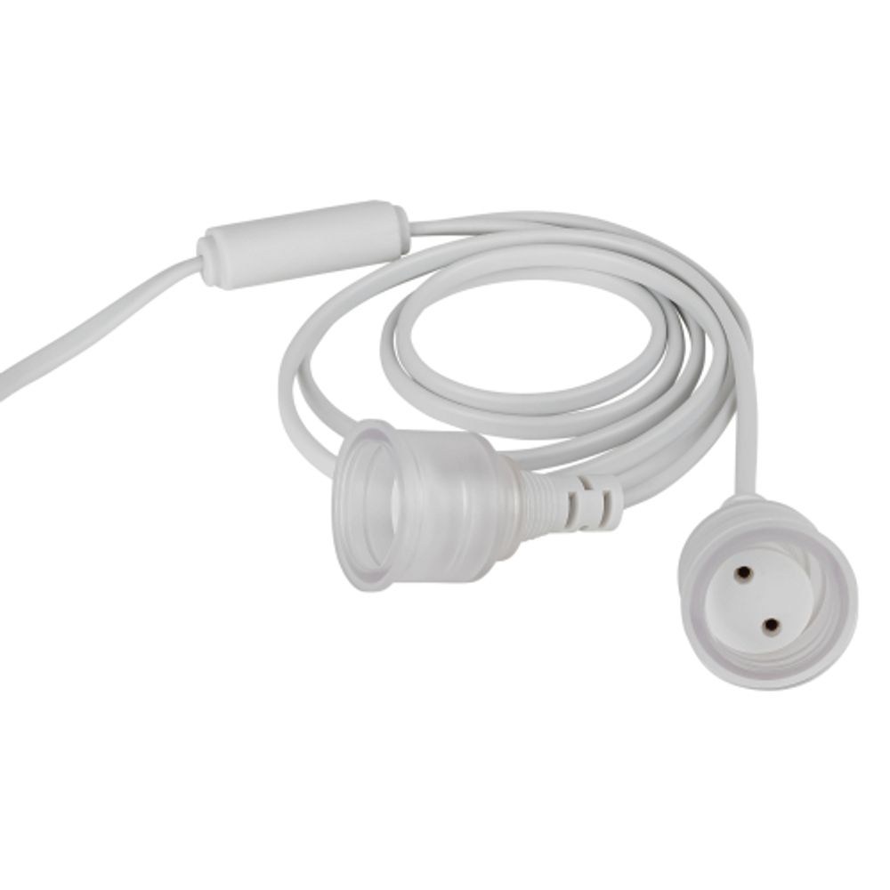 Патрон ЭРА FITO-Holder G13 IP65 mах Т8 для ламп FITO до 1200 мм 2хG13 с выключателем, вилкой 1.5 м