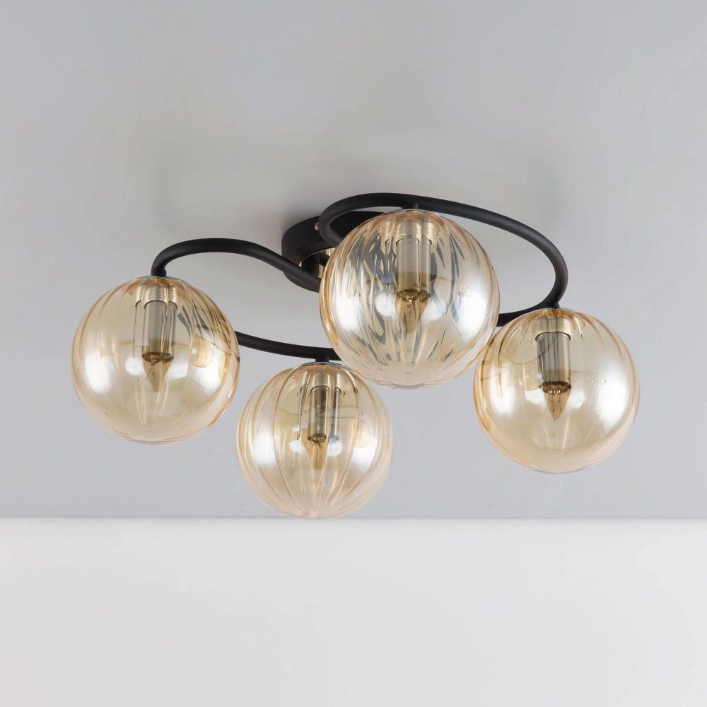 Citilux Эрни CL122145 Люстра потолочная Чёрная