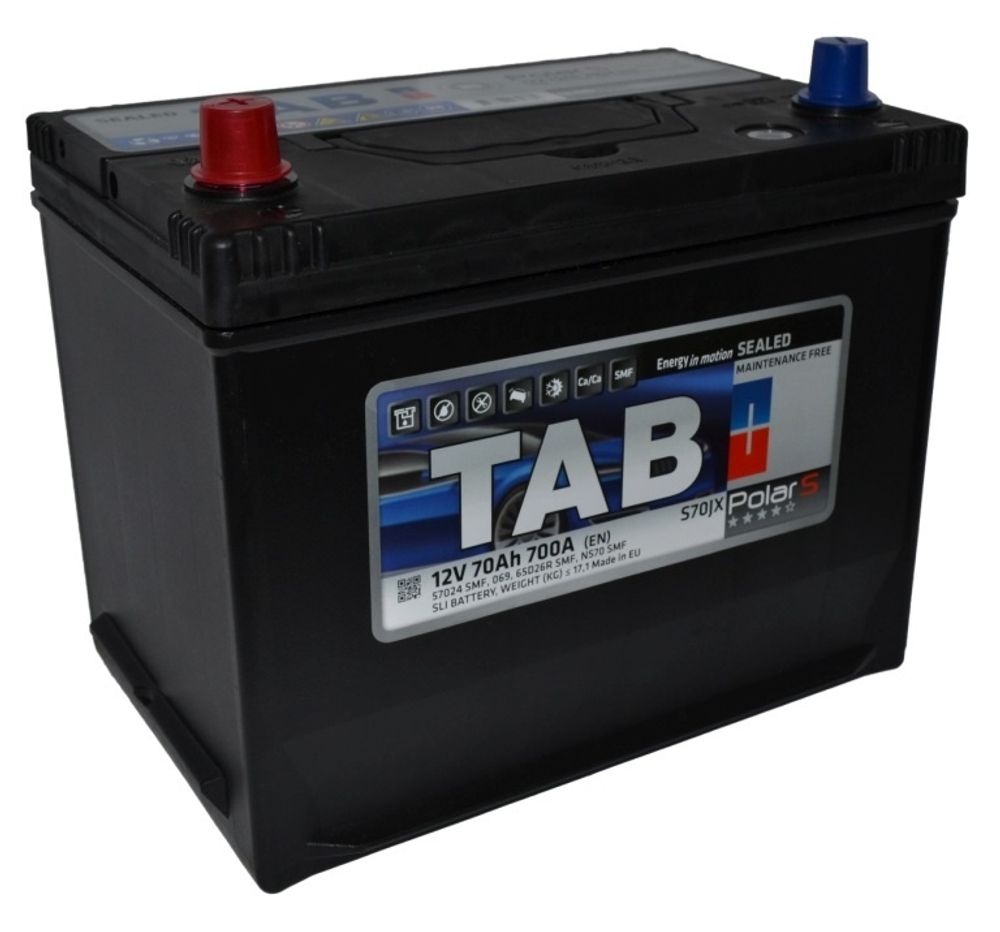 TAB POLAR JIS MF 6CT- 70 ( 246370 / 246270 ) аккумулятор