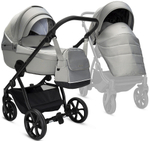 Детская коляска Noordi Fjordi V2 3 в 1 с автокреслом Terra Black 1462814 Grey
