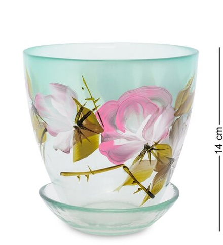 VZ-907 Кашпо «Цветы» мал.