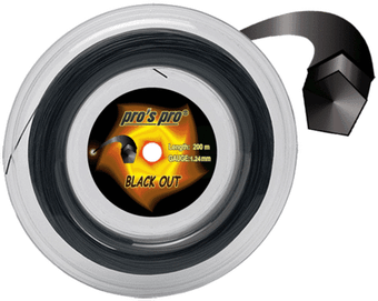 Теннисные струны Pro's Pro Black Out (200 m)