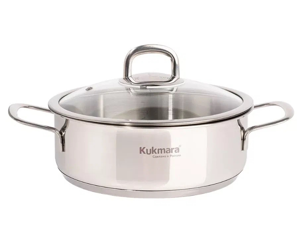 Сотейник линии “Safia”3,9 л д26 со стеклянной крышкой
