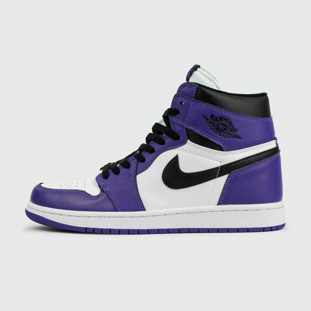 кроссовки Air Jordan 1 Mid Purple White