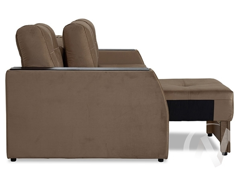 Диван прямой Спинер (МД) GROUND 03 (коричневый)