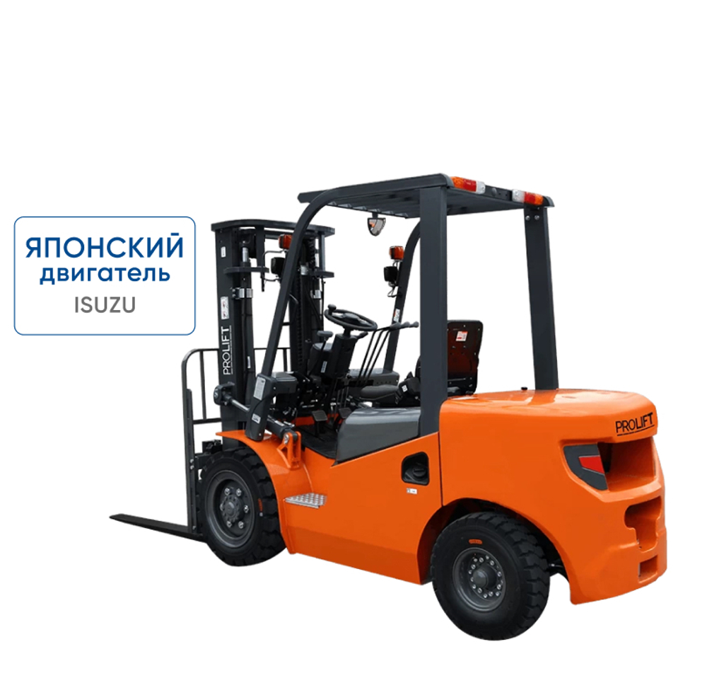 Дизельный погрузчик CPCD30-WS1K2 с японским двигателем, свободным подъемом и боковым смещением вил