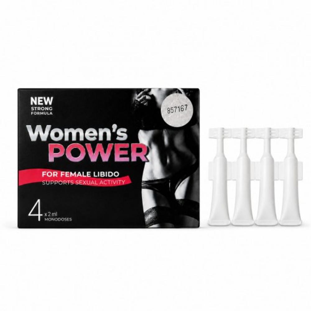 Концентрат пищевой WOMEN'S POWER для женщин, на основе растительного сырья, 4 монодозы по 2 мл