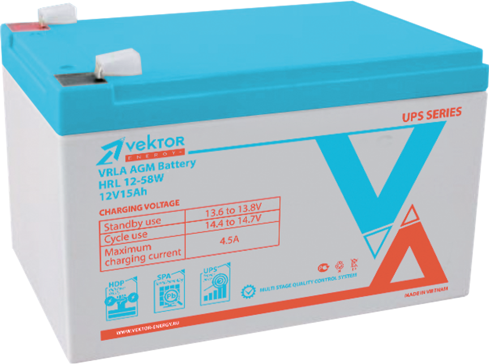 Аккумулятор VEKTOR ENERGY HRL 12-58W