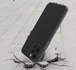 Противоударный двухкомпонентный чехол для iPhone 12 и 12 Pro, прозрачный серии Ultra Hybrid от Caseport