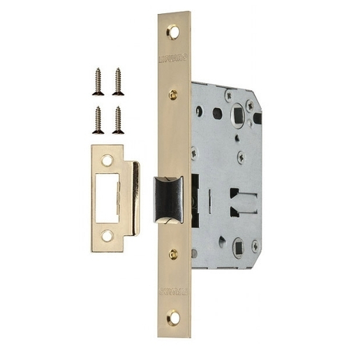 Замок врезной металл Фуаро F72-50 GP, цвет латунь (гарантия - 12 месяцев)