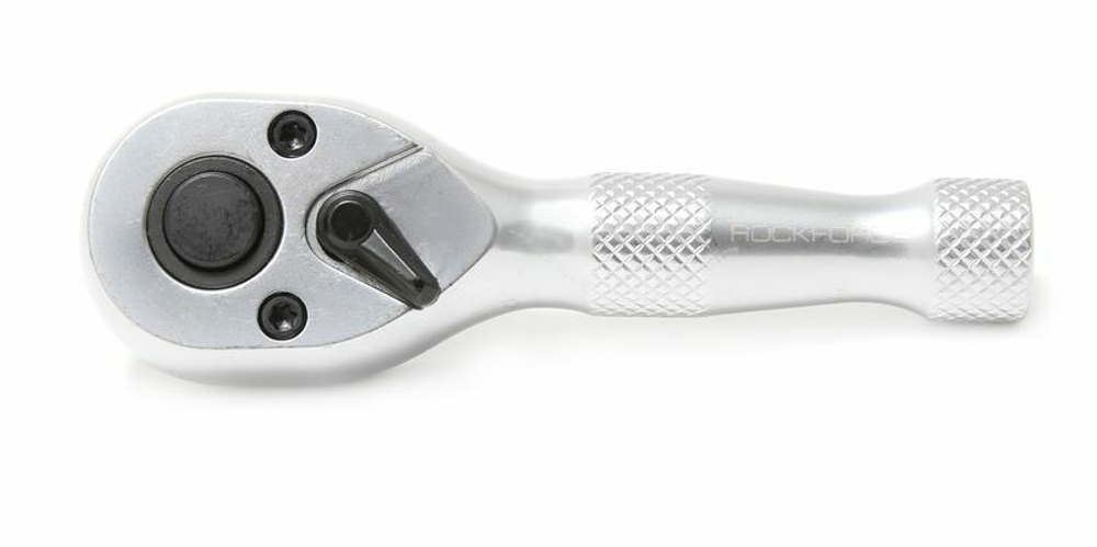 Трещотка реверсивная короткая с накаткой 1/2''(L-135мм 72зуб) RockForce##Rock FORCE RF-802426
