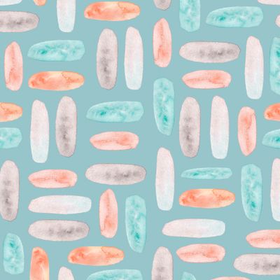 Акварельный принт