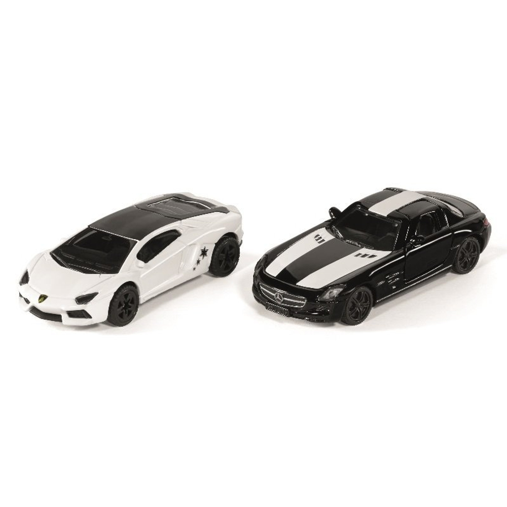 Набор Lamborghini Aventador и Mercedes Benz SLS AMG Coupe (12)