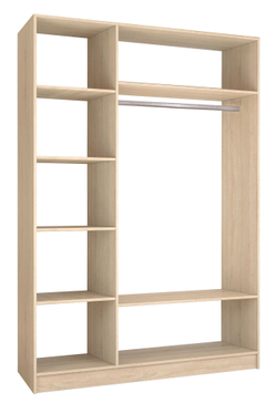 Шкаф 3-х створчатый Мадлен (Дуб шале мореный)