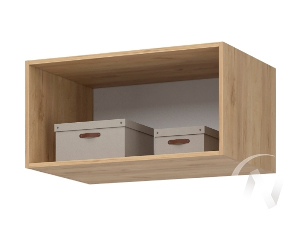 Антресоль 800 АН-01 Лион (дуб крафт золото/графит серый)