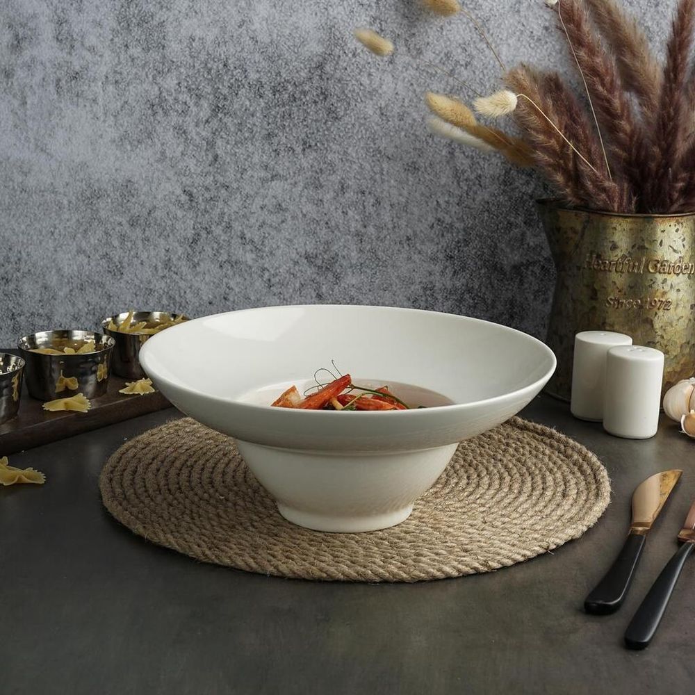 Тарелка глубокая 400 мл d 23 см h9,2 см для пасты   Noble [1]