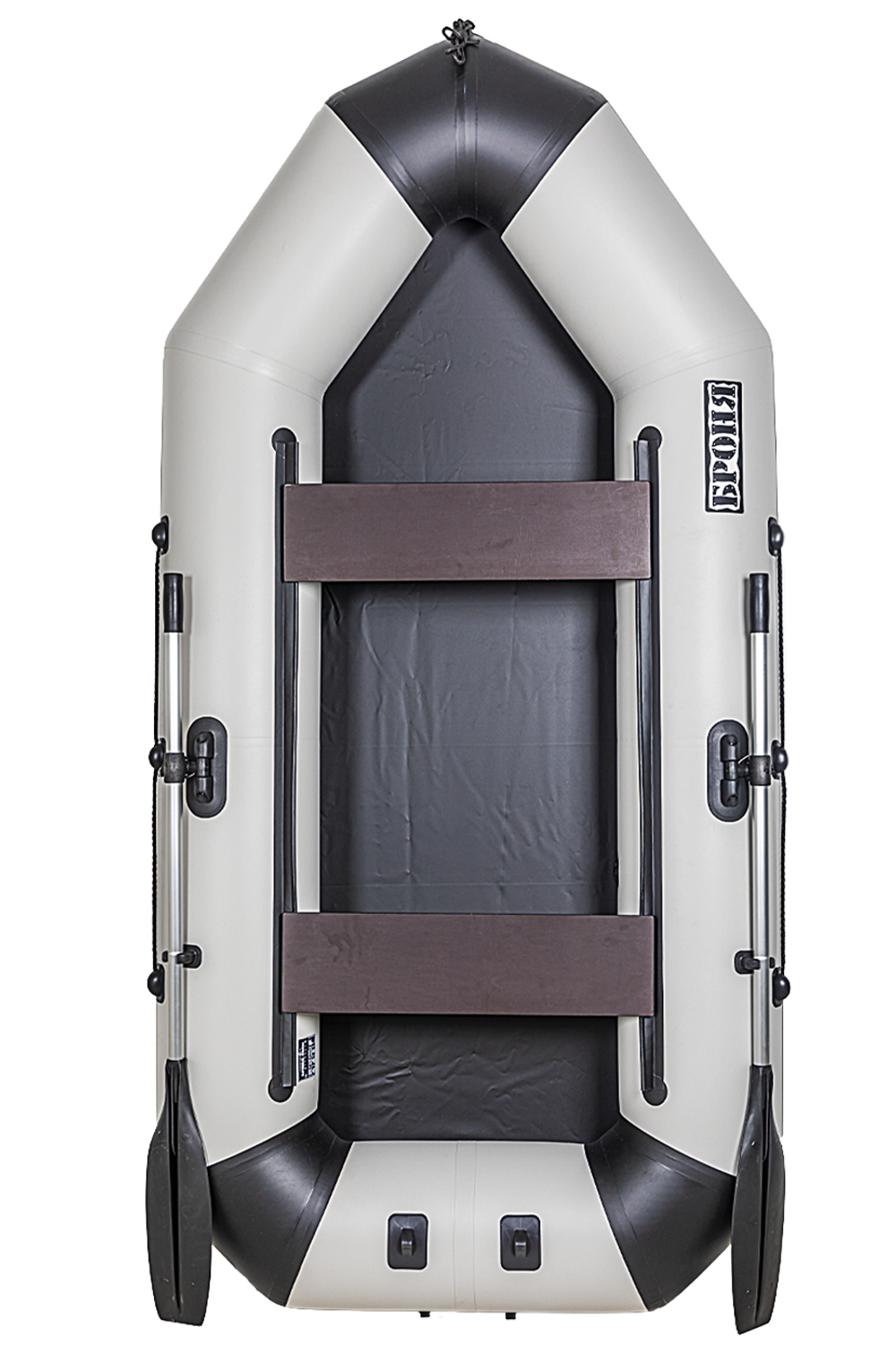 Броня-260 M белый-черный (лодка ПВХ с усилением)