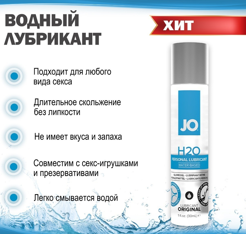 Лубрикант на водной основе JO H2O 30 мл