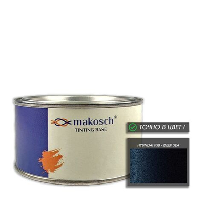 Автоэмаль makosch/HYUNDAI PS8, Базовая эмаль, синий, перламутр, 200мл.