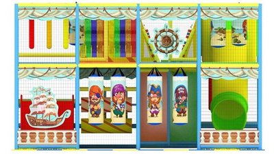 Детский игровой лабиринт «Птичка Тари» 34,6 м² (7,3*4,9*2,91м)