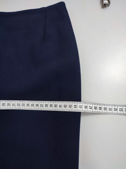 Юбка Oui синяя прямая 42 размер