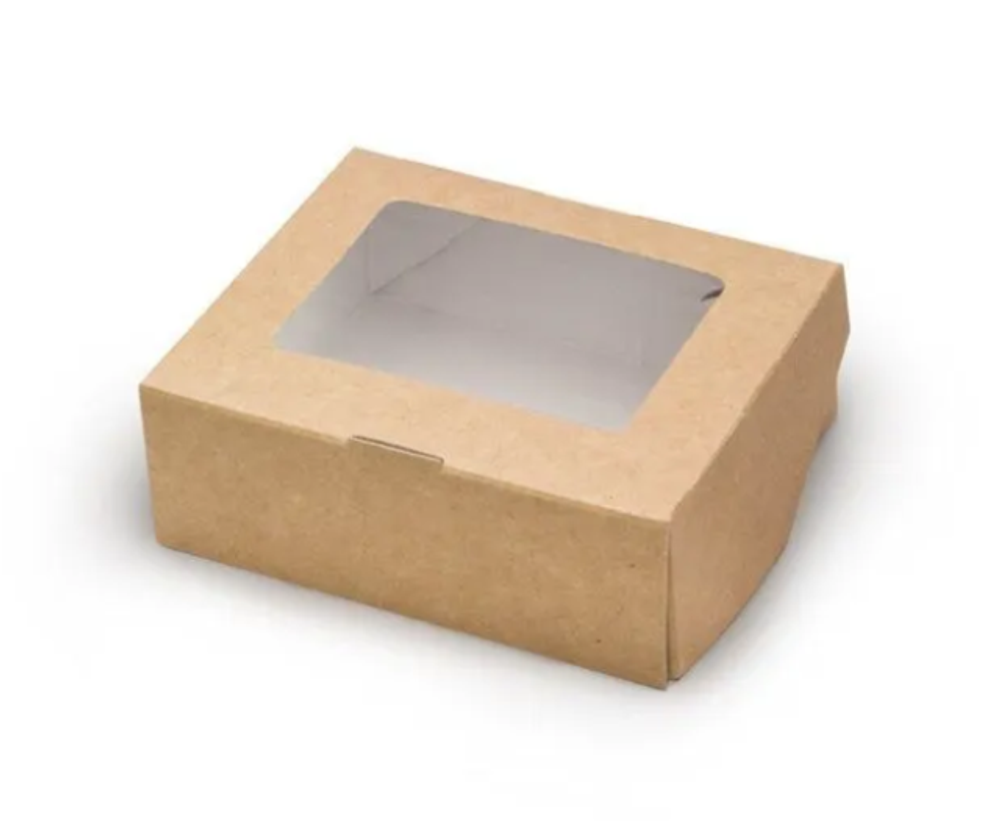 Коробка подарочная с окошком 10*8*4 СМ