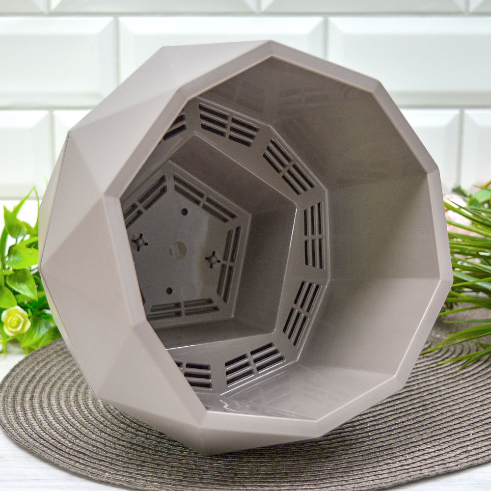 Кашпо Топаз 2,5л, мокачино