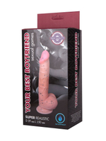 Телесный реалистичный фаллоимитатор Best Boyfriend - 20,5 см. (Цвет: телесный)