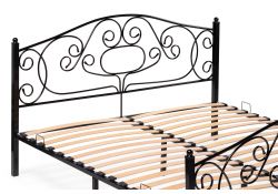 Двуспальная кровать Викси 180х200 черная