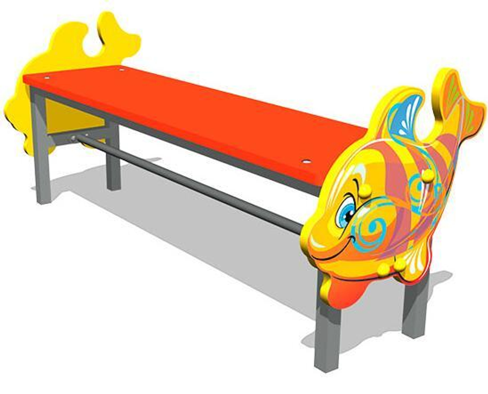 Скамейка детская Кит М1 для игровой площадки